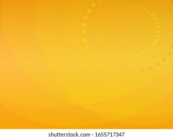 Vector bright color illustration. Abstract pattern background with gradient texture for minimal dynamic design. Yellow placard, poster, template. Cool trendy background.