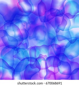 vector bright colored watercolor background - blue and violet