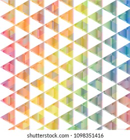 Vector bright colorful abstract background made of triangle elements.