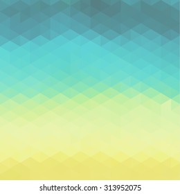 Vector bright colorful abstract background made of triangle elements.