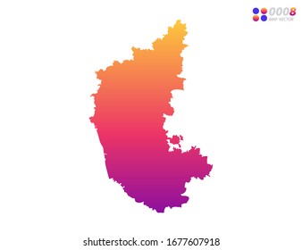Karnataka Map With Colour Similar Images, Stock Photos & Vectors Of Vector Of Karnataka Map Red  Polygon Triangle Mosaic With White Background. Style Gradient. - 1693916644  | Shutterstock