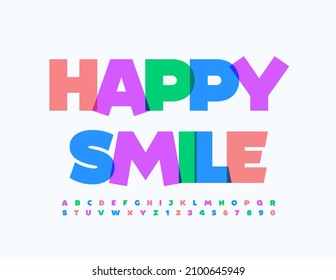 1,562 Smile Typo Images, Stock Photos & Vectors | Shutterstock