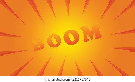 Vector bright emblem store. Colorful font. Creative letters. Illustration for business. Discount time. Comic background
