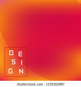 Vector bright geometric background. Design illustration with radial lines for banners, posters, ads, wallpapers and covers.