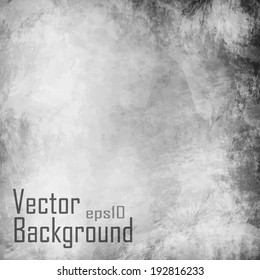 Vector - bright gray background with abstract highlight corner and vintage grunge background texture