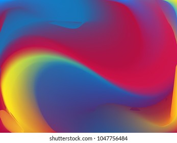 Vector bright holographic background. Style 80s - 90s. Colorful texture in pastel,  neon color. For your creative design cover, screensavers, banners, book, printing, gift card, fashion, phone.