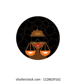 Vector bright illustration of Themis