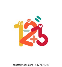 vector bright kids playground logo