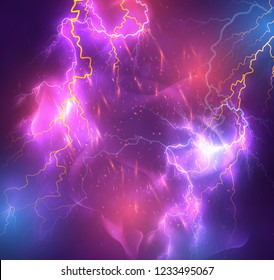 Pink Lightning Images Stock Photos Vectors Shutterstock