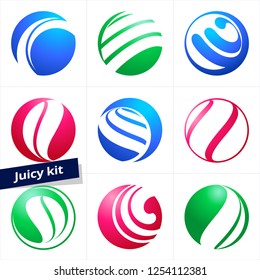 Vector bright Logo for Business, Technology and Corporation.