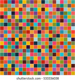 vector bright mosaic.
