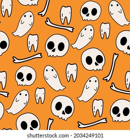Vector bright patterns for Halloween.
