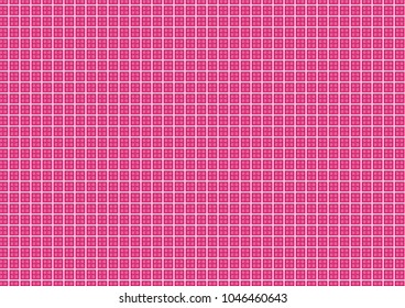 Vector bright pink grid background. Concept abstract modern border texture.