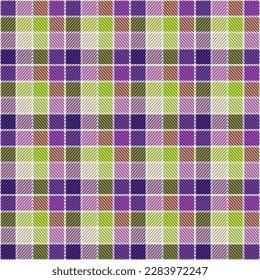 Vector bright seamless checkered pattern