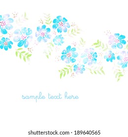Vector bright spring background.
