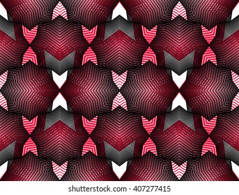 Vector bright stripy endless overlay pattern, art continuous geometric background with graphic lines.