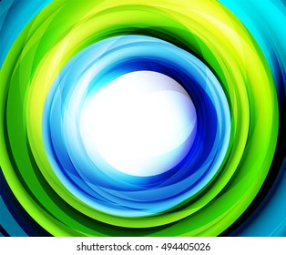 Vector bright swirl motion abstract background
