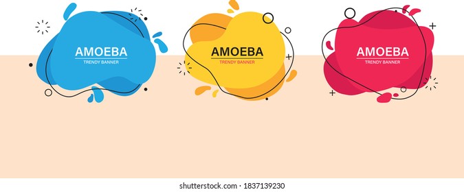 Vector bright template banners. Template ready for use in web or print design.