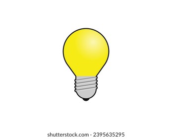 vector of bright yellow glowing lights