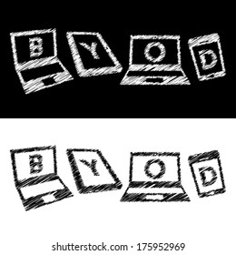 Vector 'Bring Your Own Device'  concept