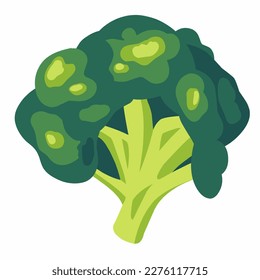 Vector broccoli, broccoli vegetables, healthy vegetables, greens 