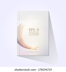 Vector brochure, book, flyer, journal cover design template.