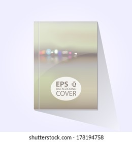 Vector brochure, book, flyer, journal cover design template.