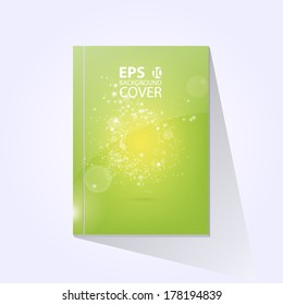Vector brochure, book, flyer, journal cover design template.
