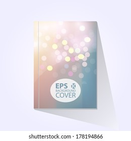 Vector brochure, book, flyer, journal cover design template.