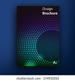 Vector brochure / booklet cover design templates collection A4