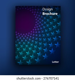 Vector brochure / booklet cover design templates collection A4
