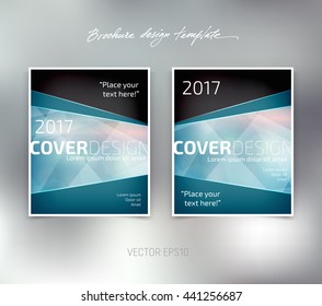Vector brochure or booklet design template. Business concept. Flyer idea