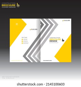 vector brochure cover design for any kind of use