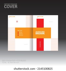 vector brochure cover design for any kind of use