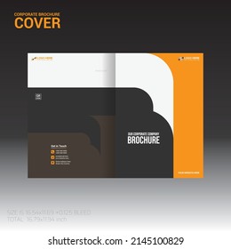 vector brochure cover design for any kind of use