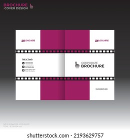 vector brochure cover design for any kind of use