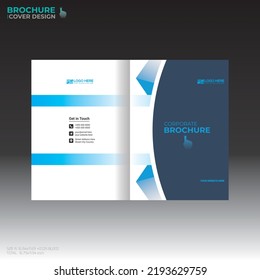 vector brochure cover design for any kind of use