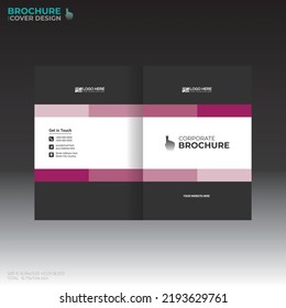 vector brochure cover design for any kind of use