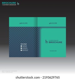 vector brochure cover design for any kind of use