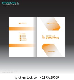 vector brochure cover design for any kind of use