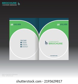 vector brochure cover design for any kind of use