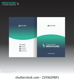 vector brochure cover design for any kind of use