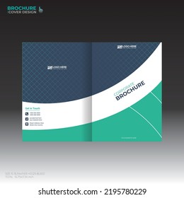vector brochure cover design for any kind of use