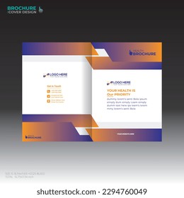 vector brochure cover design for any kind of use