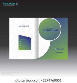 vector brochure cover design for any kind of use