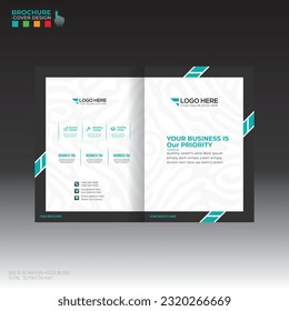vector brochure cover design for any kind of use