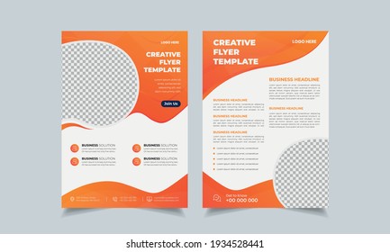 Vector Brochure Cover design template in a4, flyer poster annual report for business and real estate with colorfull geometric shapes. 
