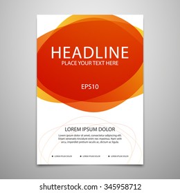 Vector brochure cover design template with circle shapes





ith circle shapes
