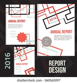 Vector brochure cover design templates with abstract geometric linear connection  backgrounds for your business.