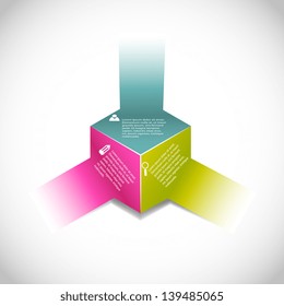 Vector brochure, cover, diagram, web design, inforgraphic tamplate